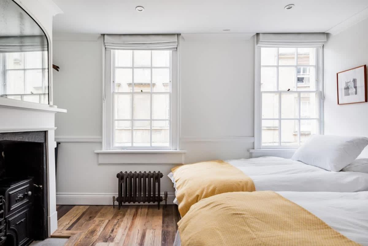 Central Georgian Townhouse With Free Parking Bath Eksteriør billede