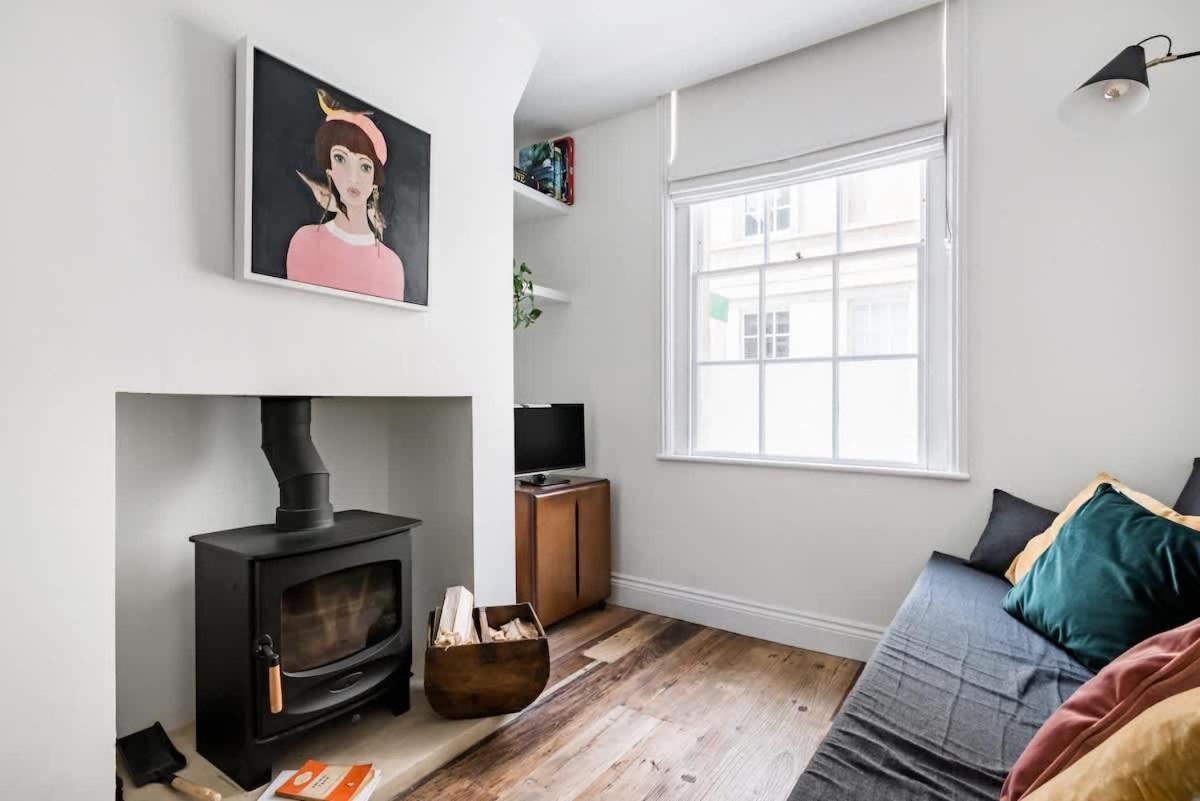 Central Georgian Townhouse With Free Parking Bath Eksteriør billede